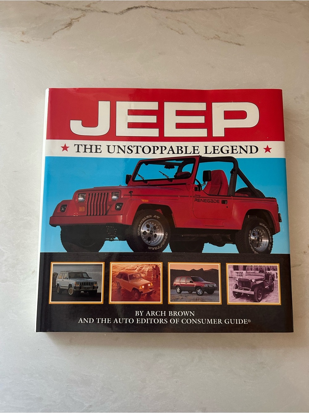 Jeep The Unstoppable Legend Arch Brown Vintage Hardcover Auto History Book